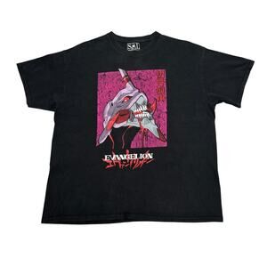 Evangelion Anime Eva 01 Tee Shirt Men's XL Japan